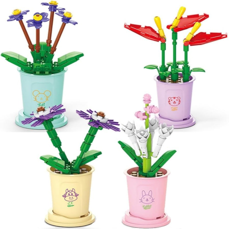 Flower Bouquet Potted Building Block - Prozone