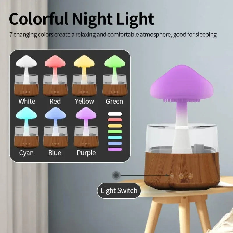oil diffuser with calming colorful night lights - Prozone