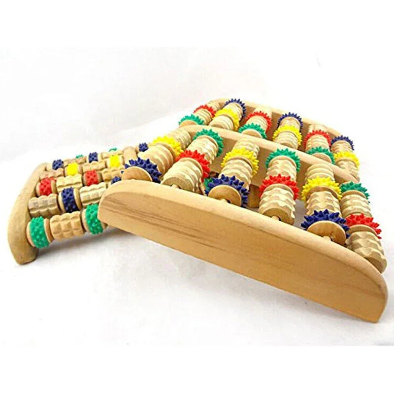Traditional Wooden Roller Foot Massager - Prozone