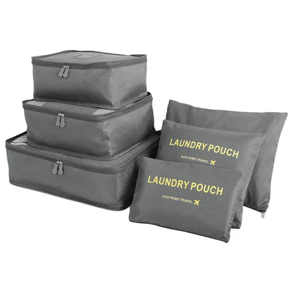 6 pcs bags for travel storage oraganizer - Prozone