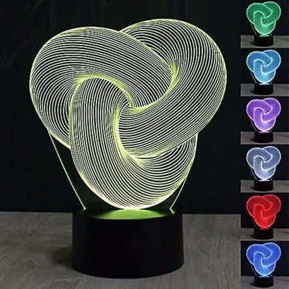 Bucket shape 3d acrylic lamp with plastic base - Prozone