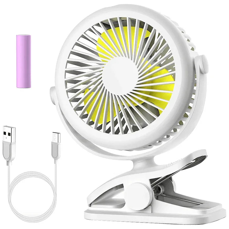 Stroller fan clip rechargeable battery - Prozone