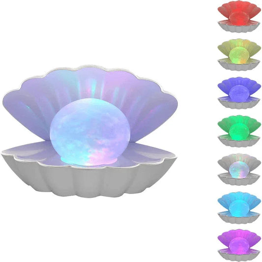 Rgb 8 colors changing pearl shell mood lamps - Prozone