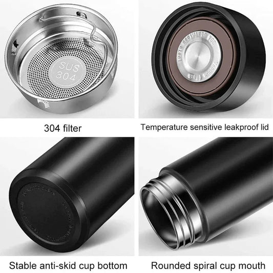 Water bottle vacuum insulating cup stainless steel - Prozone