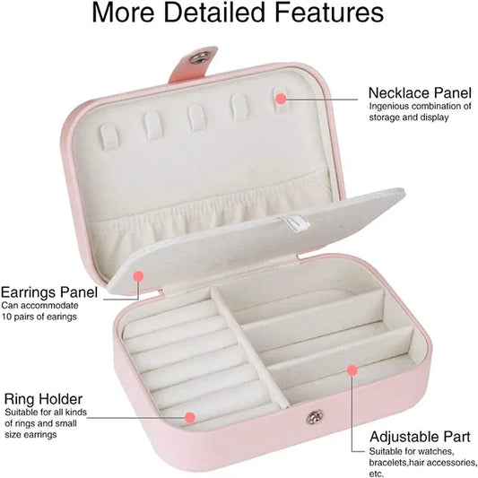 Medium size leather jewelry organizer - Prozone