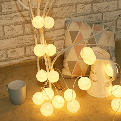 Cotton balls fairy lights - Prozone