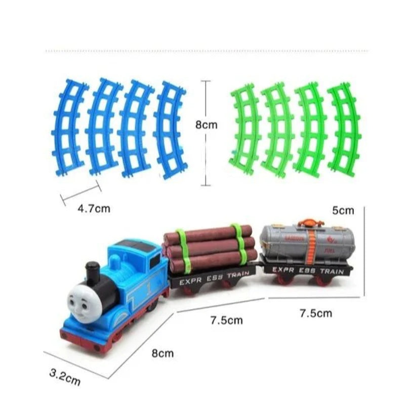 Thomas Cartoon Train track 11pcs set - Prozone