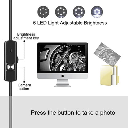 3 in 1 type-c android 6 leds usb endoscope mini camera - Prozone