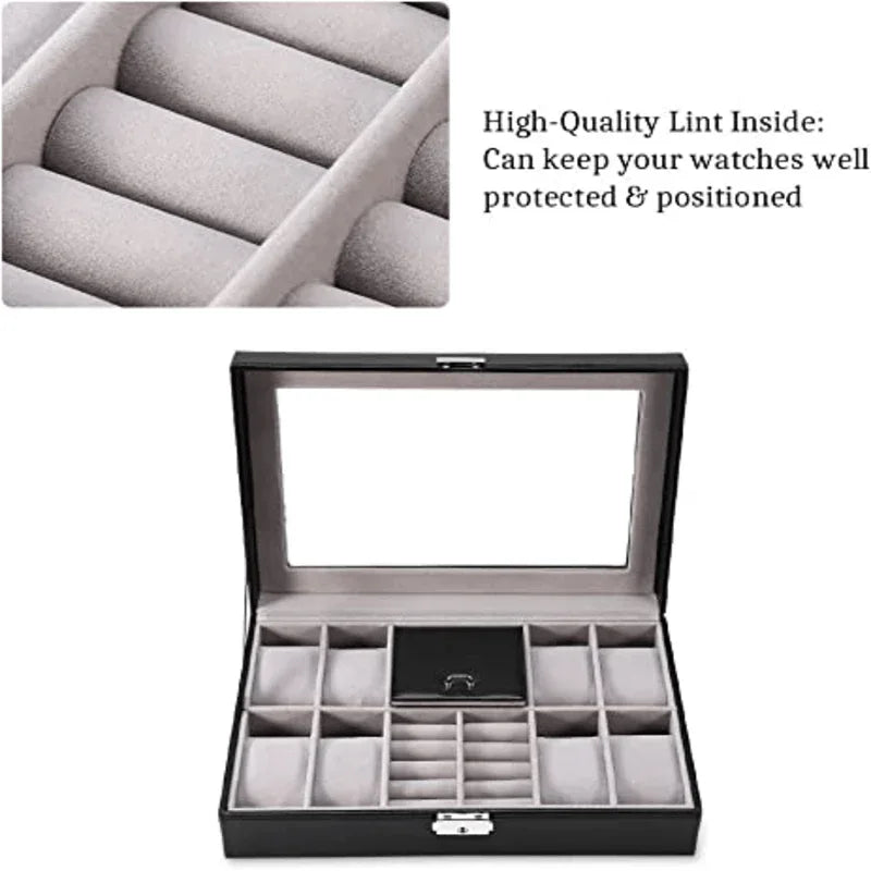 8 slots watch and ring storage case - Prozone