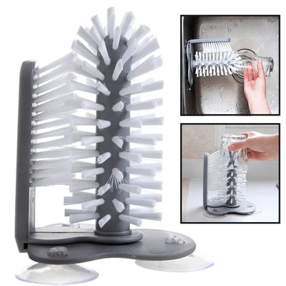 Cleaning brush with suction base bristle - Prozone
