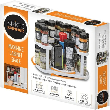 Spice spinner two-tiered spice organizer - Prozone