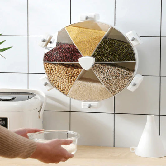 Rotating wall-mounted cereal container - Prozone