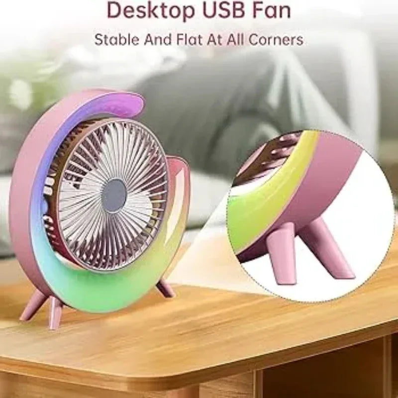 Desk Fans with LED Light - Prozone