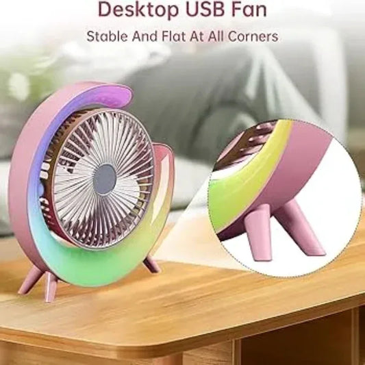 Desk Fans with LED Light - Prozone