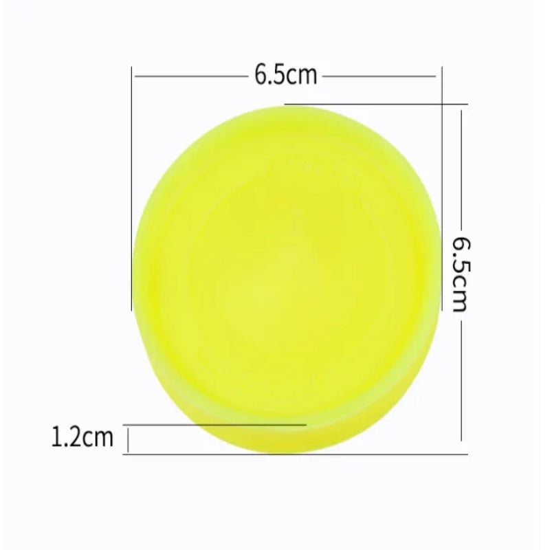 1pc Creative Mini Silicon Frisbee Hand Push