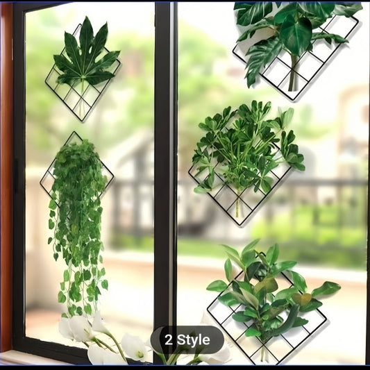 3d green plant wall stickers - Prozone