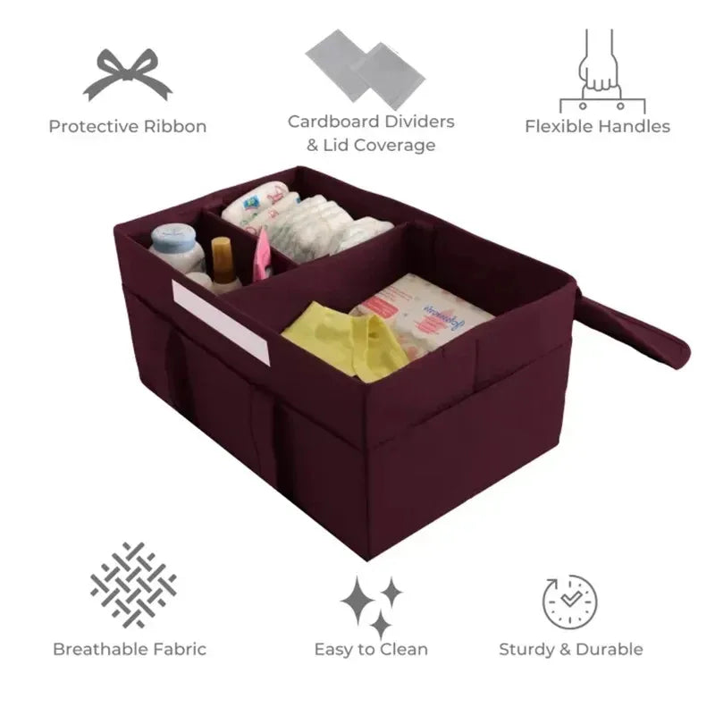 Baby Diapers and accerseries box with cap Size - Prozone