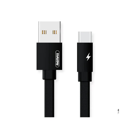 Remax kerolla series cable for type-c rc-094a(2m) - black - Prozone
