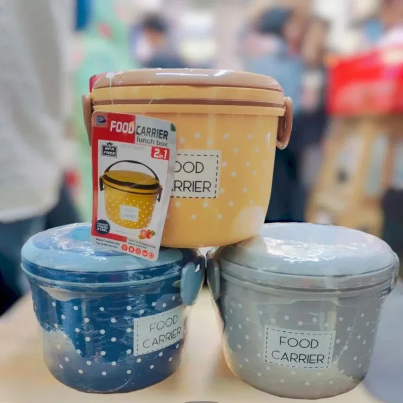 Double Layer Tiffon Lunch Box Food Carrier - Prozone