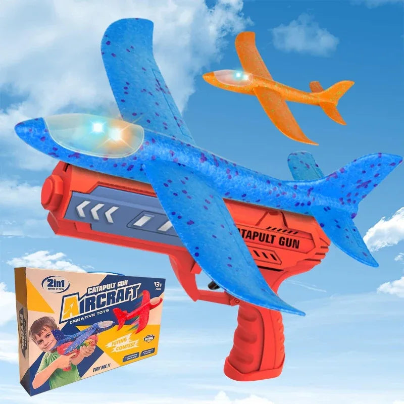 Catapult airplane gun toys 2 in 1 - Prozone