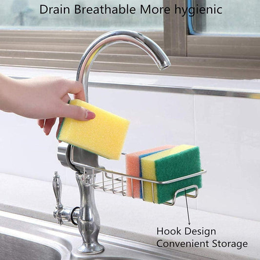 Stainless steel faucet rack sponge holder - Prozone