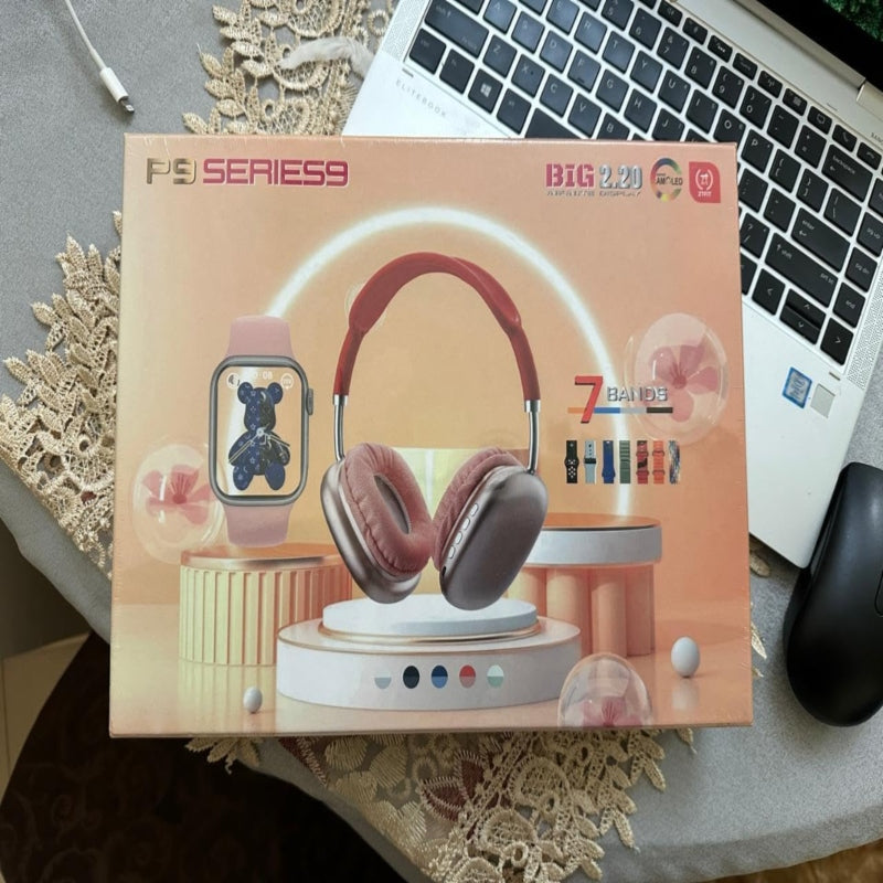 P9 Smart Watch with Series 9 Audio Headphones - Prozone