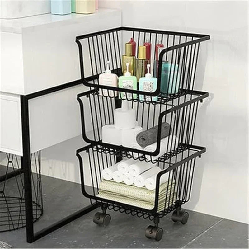 3 best quality basket vegetable and fruit rack - Prozone
