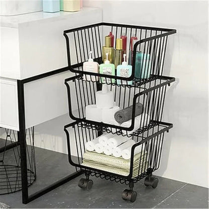 3 best quality basket vegetable and fruit rack - Prozone