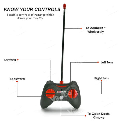 Remote control car, doors open, smoke option. - Prozone