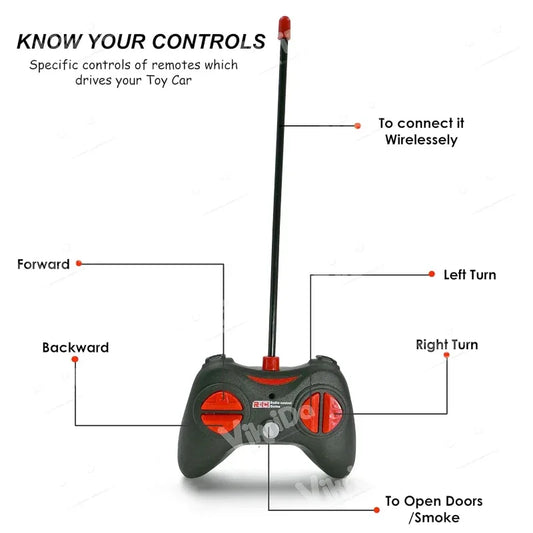 Remote control car, doors open, smoke option. - Prozone