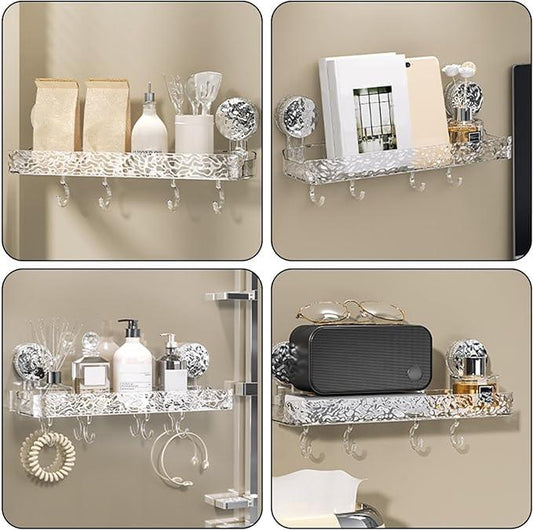 Crystal Suction Wall-Mounted Shelf - Prozone