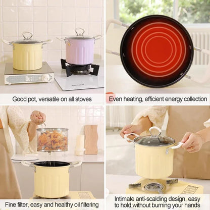 3 Litre Deep Frying Pot Stainless Steel - Prozone
