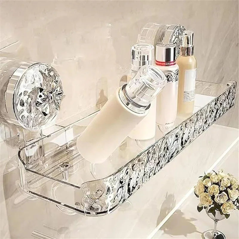 Crystal Suction Wall-Mounted Shelf - Prozone