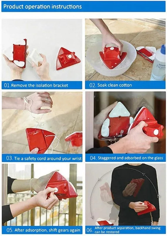 Magnetic glass cleaner - Prozone