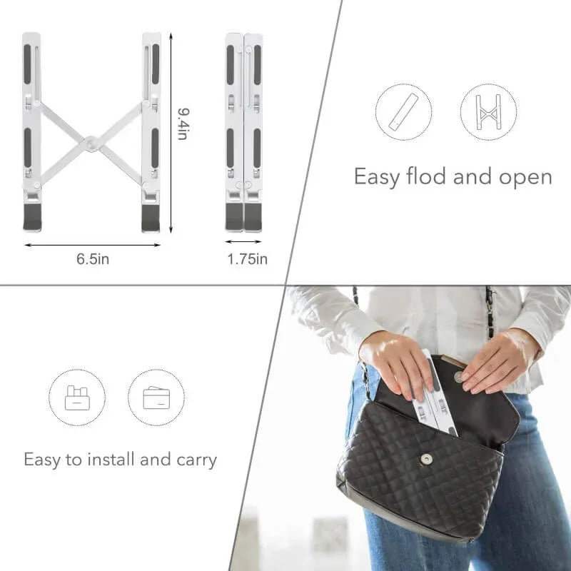 Adjustable laptop stand ergonomic desktop - Prozone