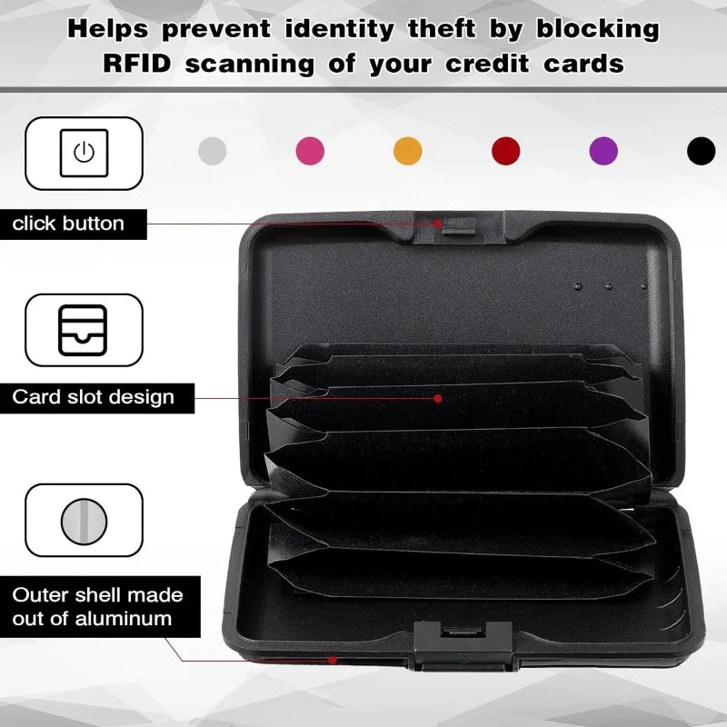 Waterproof stainless steel business credit card case - Prozone