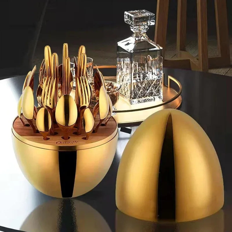 24 piece stainless steel flatware set - Prozone