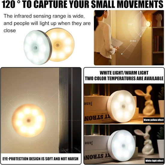 LED Motion Sensor Night Light Wireless - Prozone