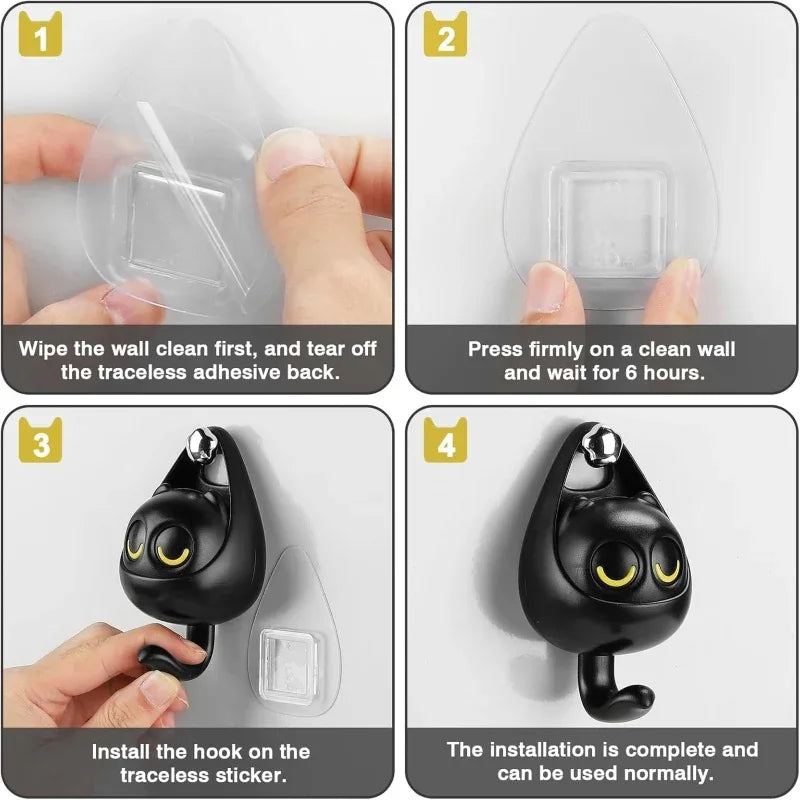 Cute Wink Cat Hooks - Prozone