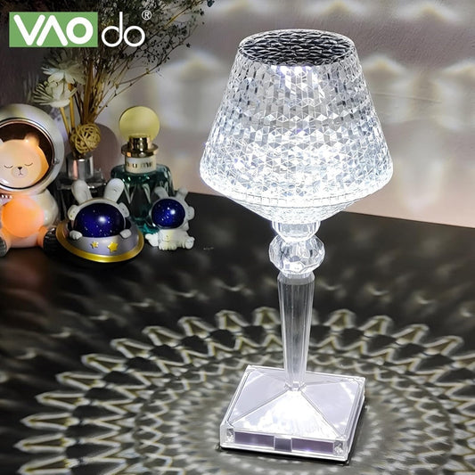 Crystal diamond stone style lamp - Prozone