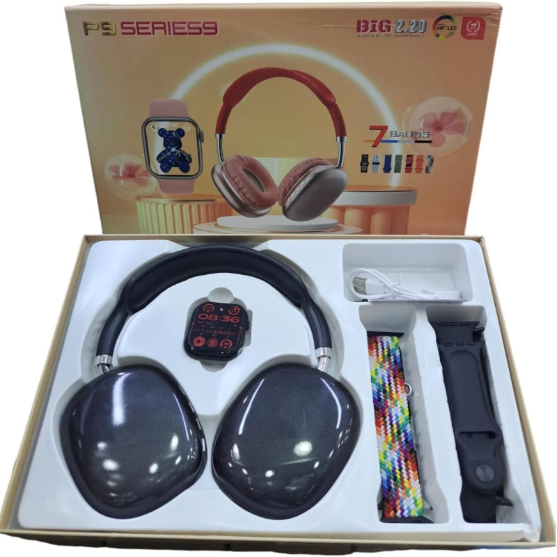 P9 Smart Watch with Series 9 Audio Headphones - Prozone