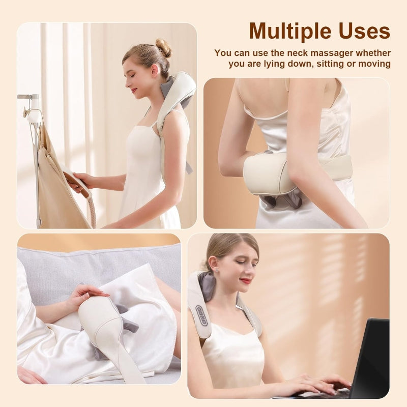 Neck and Shoulder Massager with Heat belt