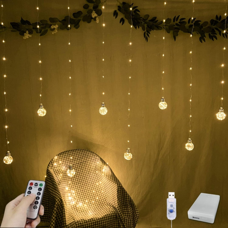 Led Wishing Ball Curtain String Light - Prozone