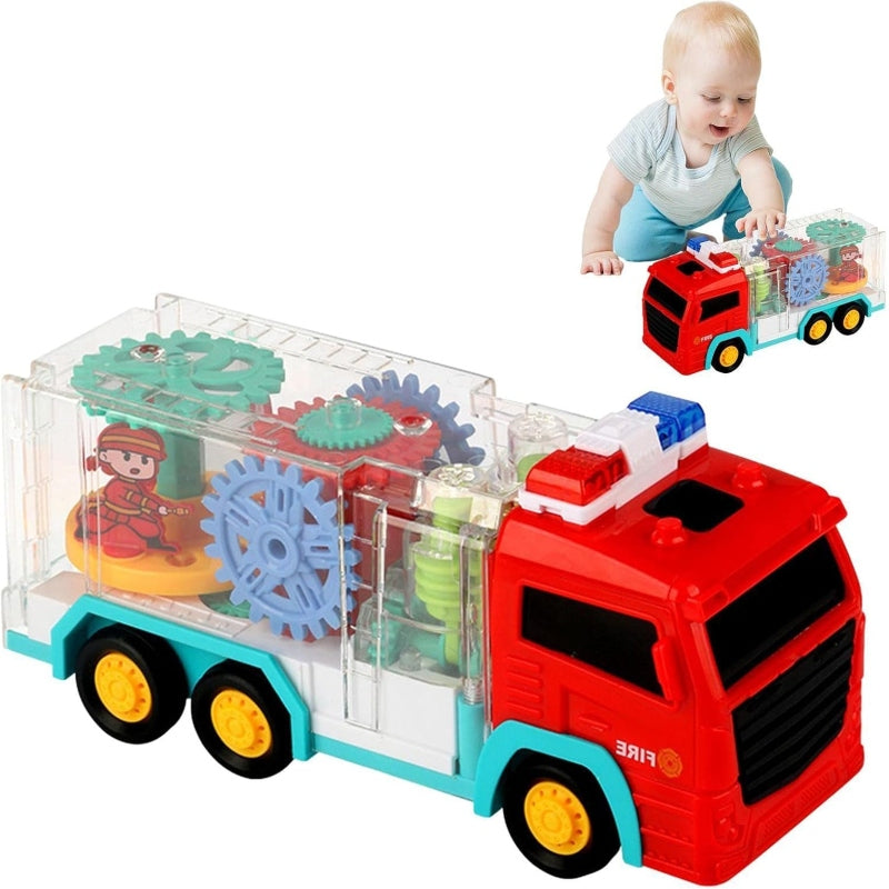 Battery Powered Fire Engine Toys with Changeable Light Sound - Prozone