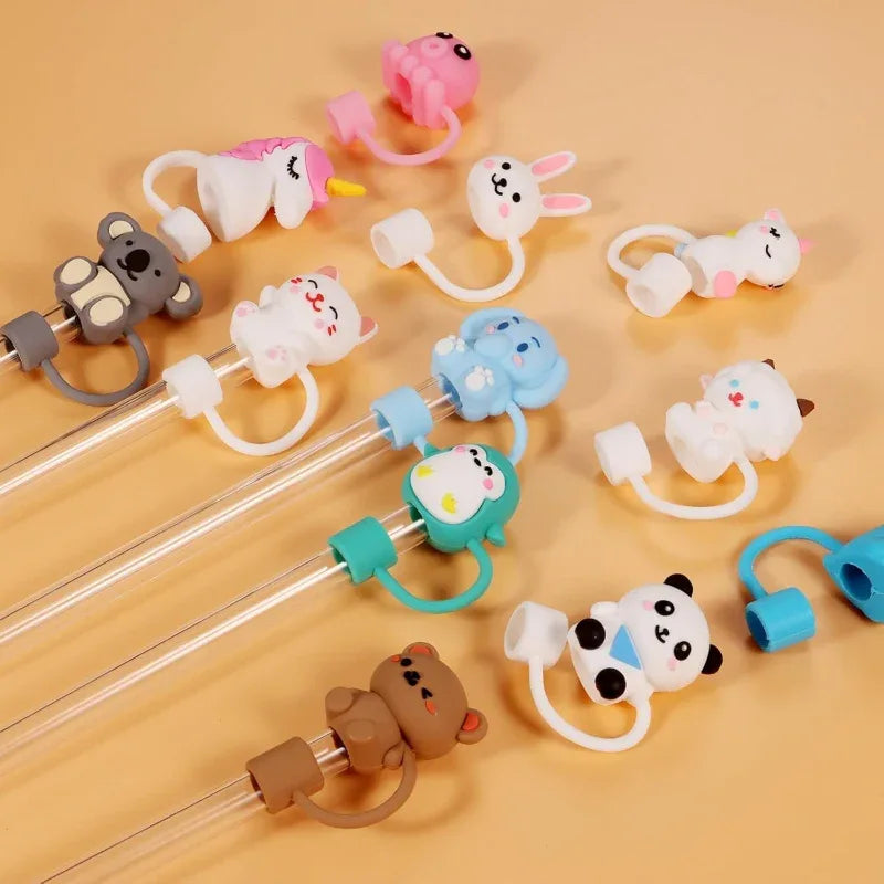 15 PCS Cute Silicone Straw Cover Cap for Stanley Cup - Prozone