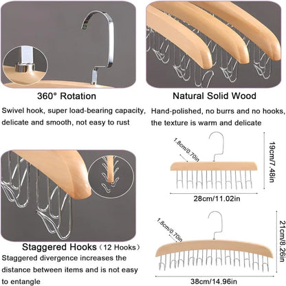 Wooden Hanger 8Hooks - Prozone