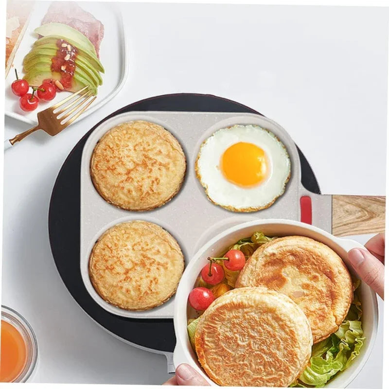 Household four hole frying egg pan - Prozone