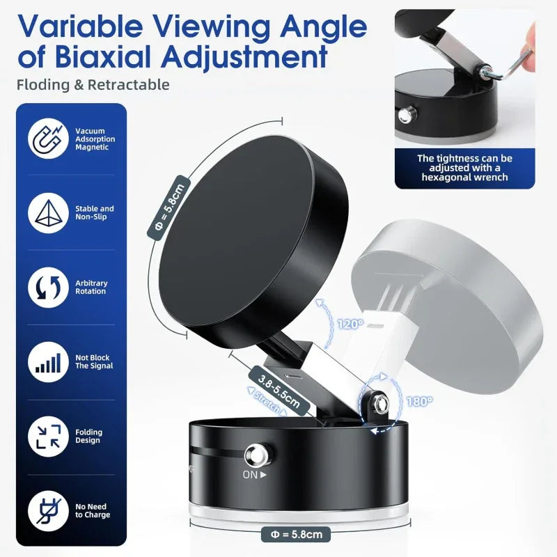 Vacuum Suction Magnetic Phone Holder - Prozone