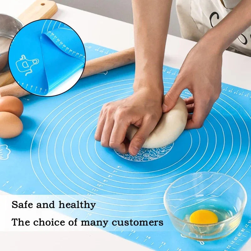 Measuring baking silicone mat for pastry and roti rolling - Prozone