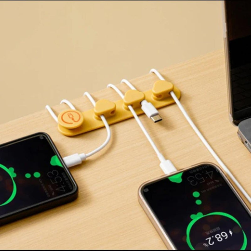 1pc silicon desktop cable organizer - Prozone
